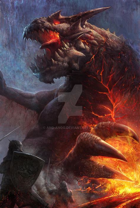 Magma Dragon ! by ANG-angg on DeviantArt