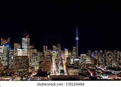 Night View Downtown Toronto Stock Photo 1701250456 | Shutterstock