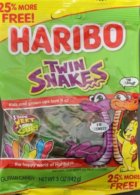 Twin snakes - Haribo - 5 oz