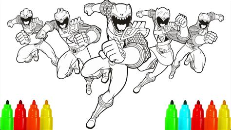 Power Rangers Coloring Pages To Print