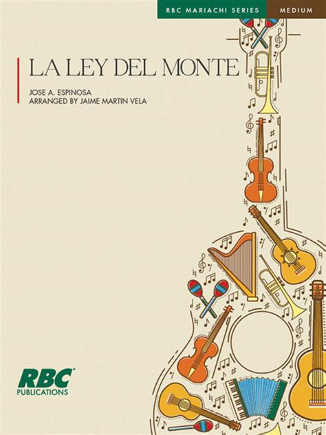 Sheet music: La Ley Del Monte (Mariachi)