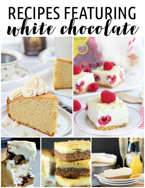 15 Recipes for White Chocolate Lovers - Newlywed Survival