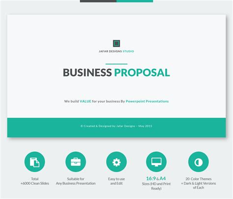 Business Proposal PowerPoint Template :: Behance