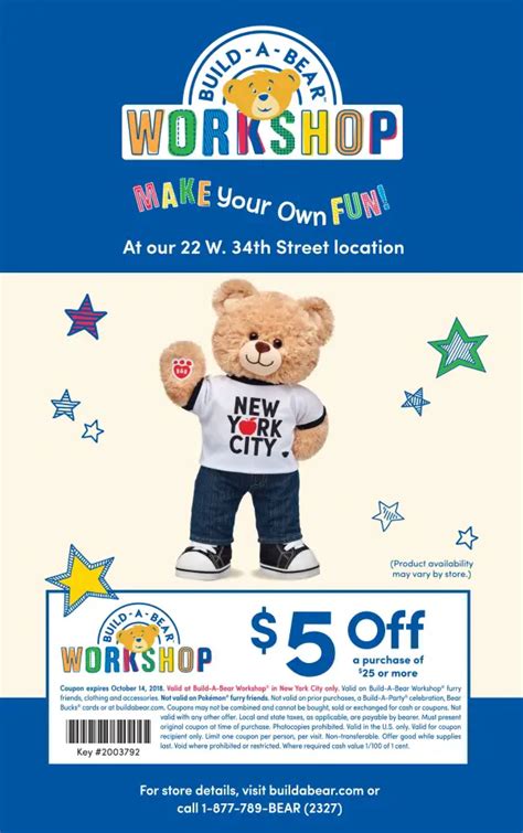 Build-A-Bear Workshop Coupon Savings