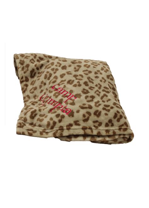 Throw Blanket - Leopard - Camp Olympia