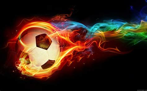 HD wallpaper: Football fire, sport, graphic | Wallpaper Flare