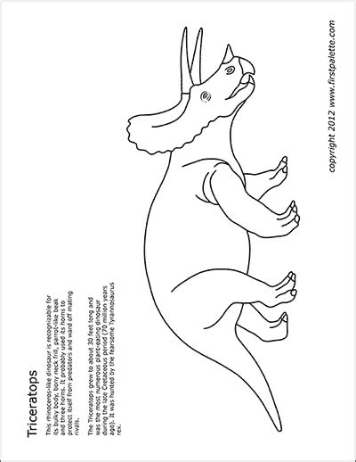 Cretaceous Dinosaurs | Free Printable Templates & Coloring Pages ...