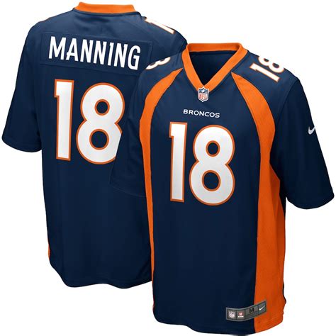 Nike Peyton Manning Denver Broncos Youth Navy Blue Alternate Game Jersey