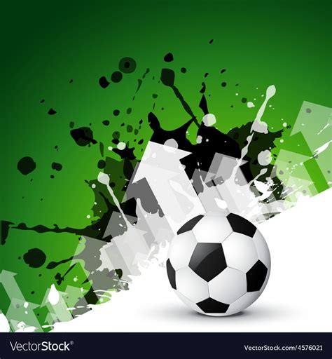 Abstract background of football Royalty Free Vector Image