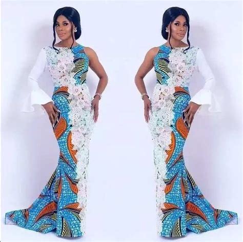 Ankara dresses with lace that are popular this season - Legit.ng