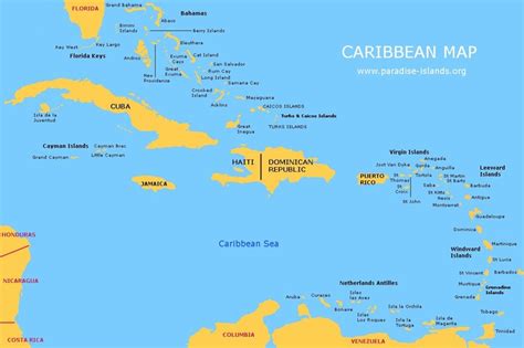 The Caribbean Sea...my favorite place to be !! | Caribbean islands map, Caribbean islands ...