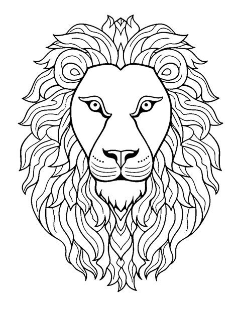 25 Lion Coloring Pages: Printable Free Sheets