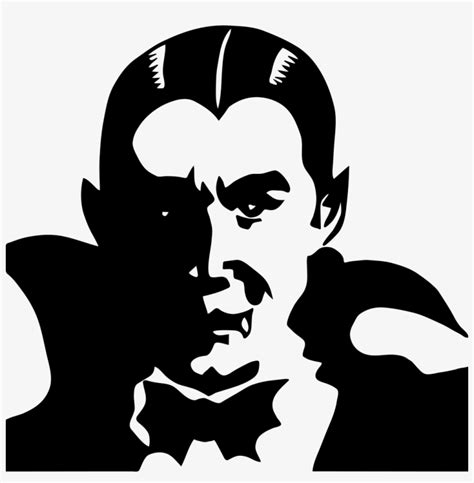 Dracula Clipart Silhouette - Dracula Black And White Clipart - 1054x1024 PNG Download - PNGkit