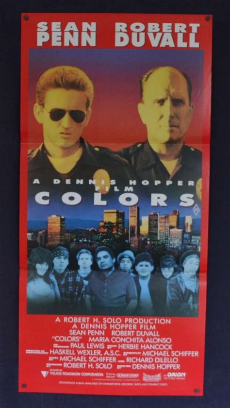 All About Movies - Colors Poster Original Daybill 1988 Sean Penn Robert ...