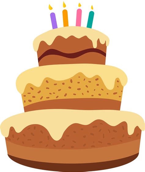 Download Cartoon Cake Png - Happy Birthday Cake Cartoon PNG Image with No Background - PNGkey.com
