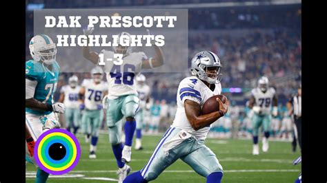 Dak Prescott Preseason Highlights | "The Week One Starter" | Weeks 1-3 ...