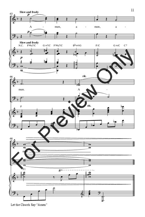 Let the Church Say "Amen" (SATB ) by Andrae | J.W. Pepper Sheet Music