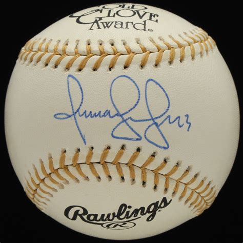 Omar Vizquel Signed Rawlings Gold Glove Award Baseball (JSA COA ...