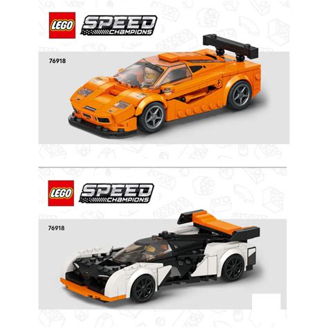 LEGO McLaren Solus GT & McLaren F1 LM Set 76918 Instructions | Brick Owl - LEGO Marketplace