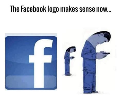 The Facebook Logo makes sense now..LOL Funny, Phone, Texting | Funny pictures, Memes, Funny