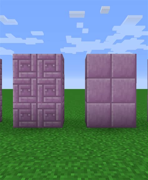 Chiseled Purpur Block/ Polished Purpur Block : r/minecraftsuggestions