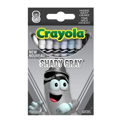 Shady Gray on crayola.com | Crayola crayons, Crayola, Crayon