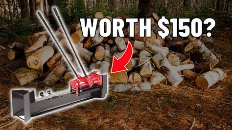 Harbor Freight Hydraulic Log Splitter Review | Is This Homestead Firewood $150 Tool Worth It ...