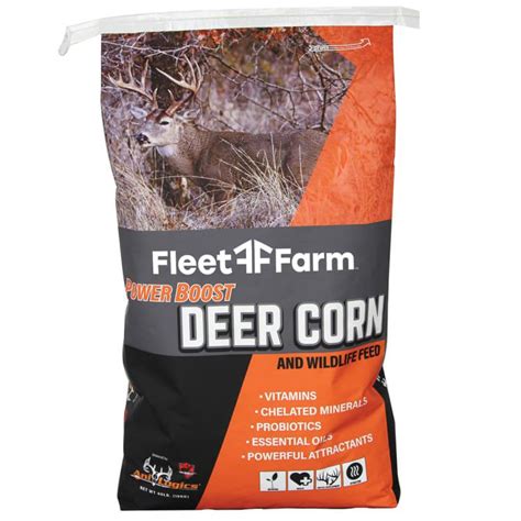 Fleet Farm Power Boost 40 lb Deer Corn & Wildlife Feed by Fleet Farm at Fleet Farm