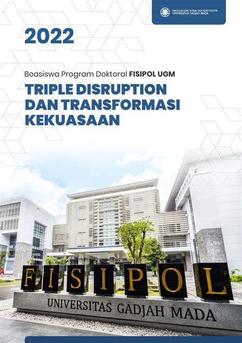 Beasiswa Program Doktoral FISIPOL UGM – Triple Disruption dan ...