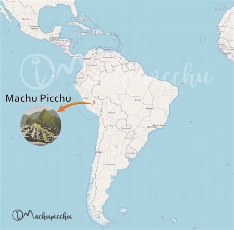 Machu Picchu Map - Machu Picchu Travel Tours