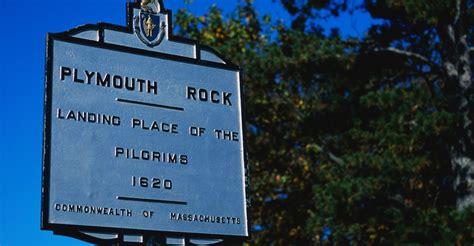 sign-marking-plymouth-rock - Massachusetts Pictures - Massachusetts ...