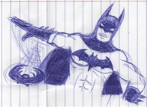 Batman doodle by 2ndCityCrusader on DeviantArt