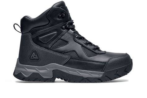 Glacier: Men's Black Steel-Toed Work Boots | Shoes For Crews