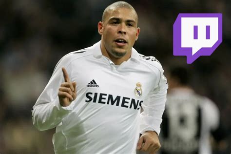 Ronaldo Nazario Arrives At Twitch