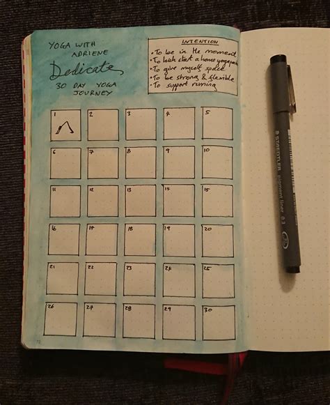 Anyone else doing Yoga with Adriene's 30 day January yoga challenge? : r/bulletjournal