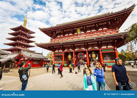 Sensoji (also Known As Asakusa Kannon Temple) Is A Buddhist Temple Stock Photo | CartoonDealer ...