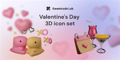 Valentine's Day 3D icons | Figma Community