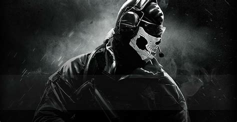 HD wallpaper: call, dark, duty, ghosts, gun, mask, military, skull, soldier | Wallpaper Flare