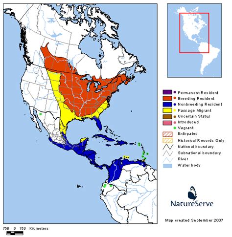 Baltimore Oriole Migration Map 2018 - Maping Resources