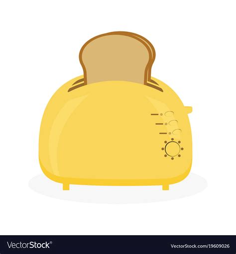 Toaster and bread Royalty Free Vector Image - VectorStock