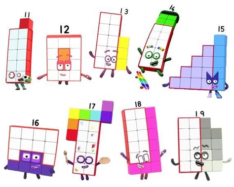 Numberblocks Stickers Glossy Vinyl 8 X 5.5-in Characters 0 - Etsy | Fun learning, Free preschool ...