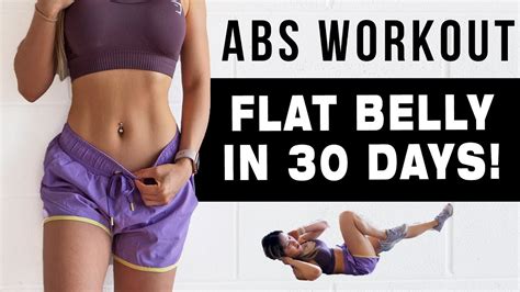 10 Mins ABS Workout To Get FLAT BELLY IN 30 DAYS | FREE WORKOUT PROGRAM - vTomb