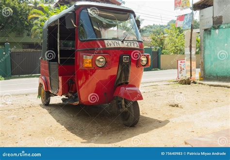 Tuk-Tuk Sri Lanka editorial stock photo. Image of asia - 75640983