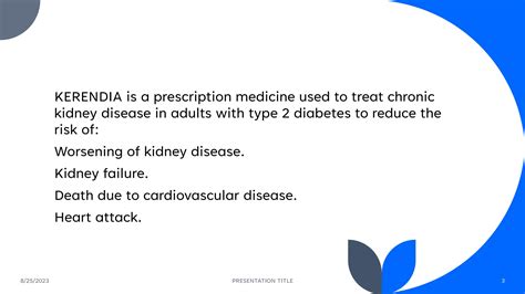 Use of Kerendia (Finerenone), MOA and side effects | PPT