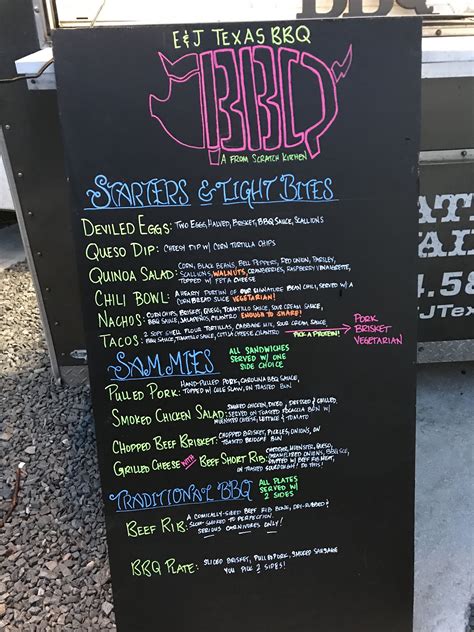 bbq food truck menu ideas - Nicky Stein