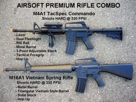 2 NEW Airsoft Sniper Rifles Guns M4A1 + M16A2 M16 M4 NR | #49885166