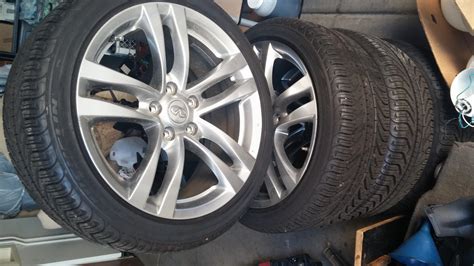 For Sale 18 inch OEM rims and brand new tires - MyG37