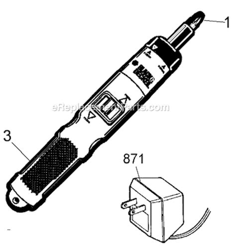 Black and Decker 9072 2.4 Volt Screwdriver OEM Replacement Parts From ...