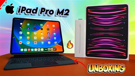 Apple iPad Pro 12.9" - M2 Unboxing⚡Magic Keyboard & Apple Pencil 2nd ...