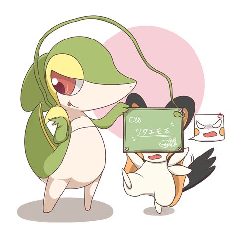 snivy y emolga (With images) | Pokemon, Character, Fictional characters